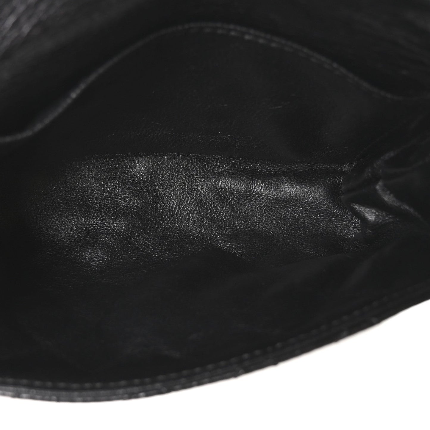Glazed Calfskin Quilted 2.55 Reissue Flap Belt Bag Clutch 85 34 Black
