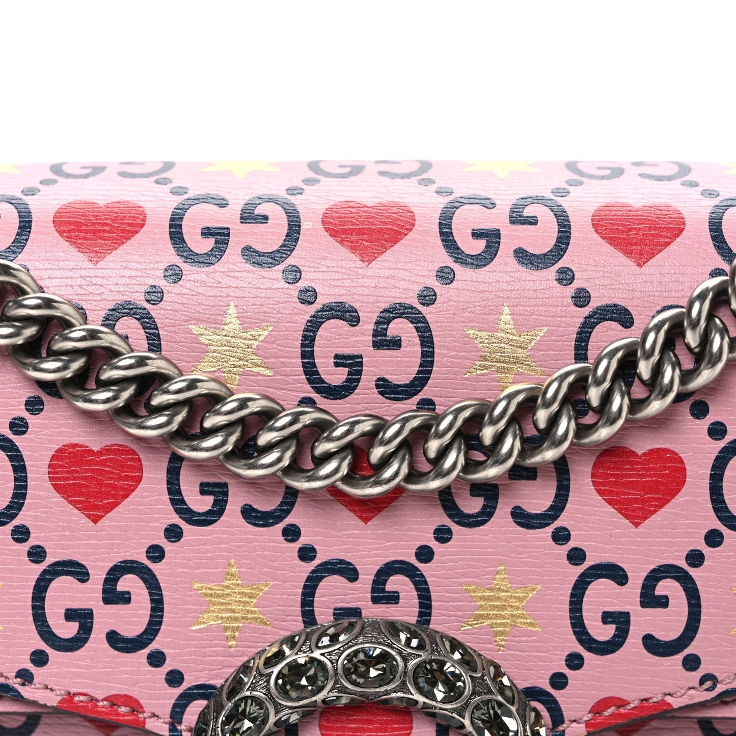 Calfskin Valentine's Day Exclusive Small Dionysus Bag Pink