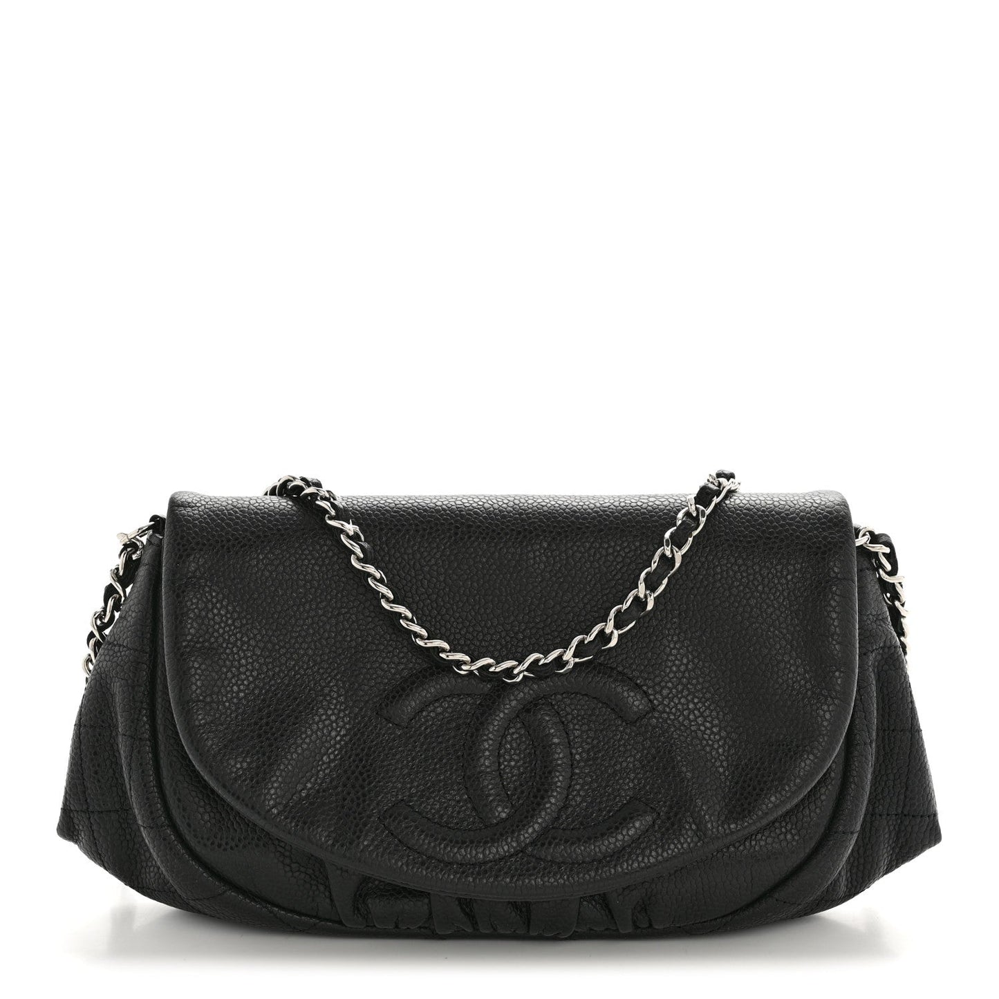 Caviar Half Moon Wallet On Chain WOC Black