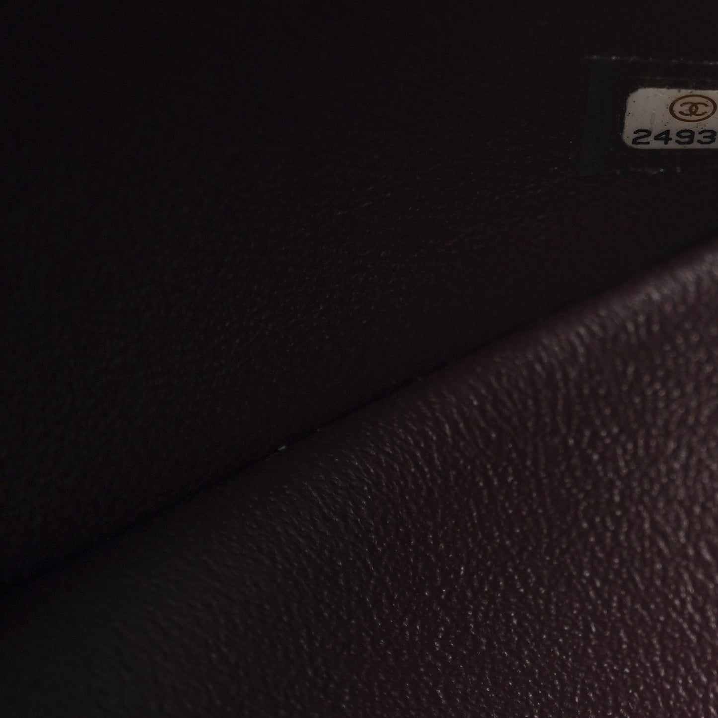 Lambskin Quilted Jumbo Double Flap Black