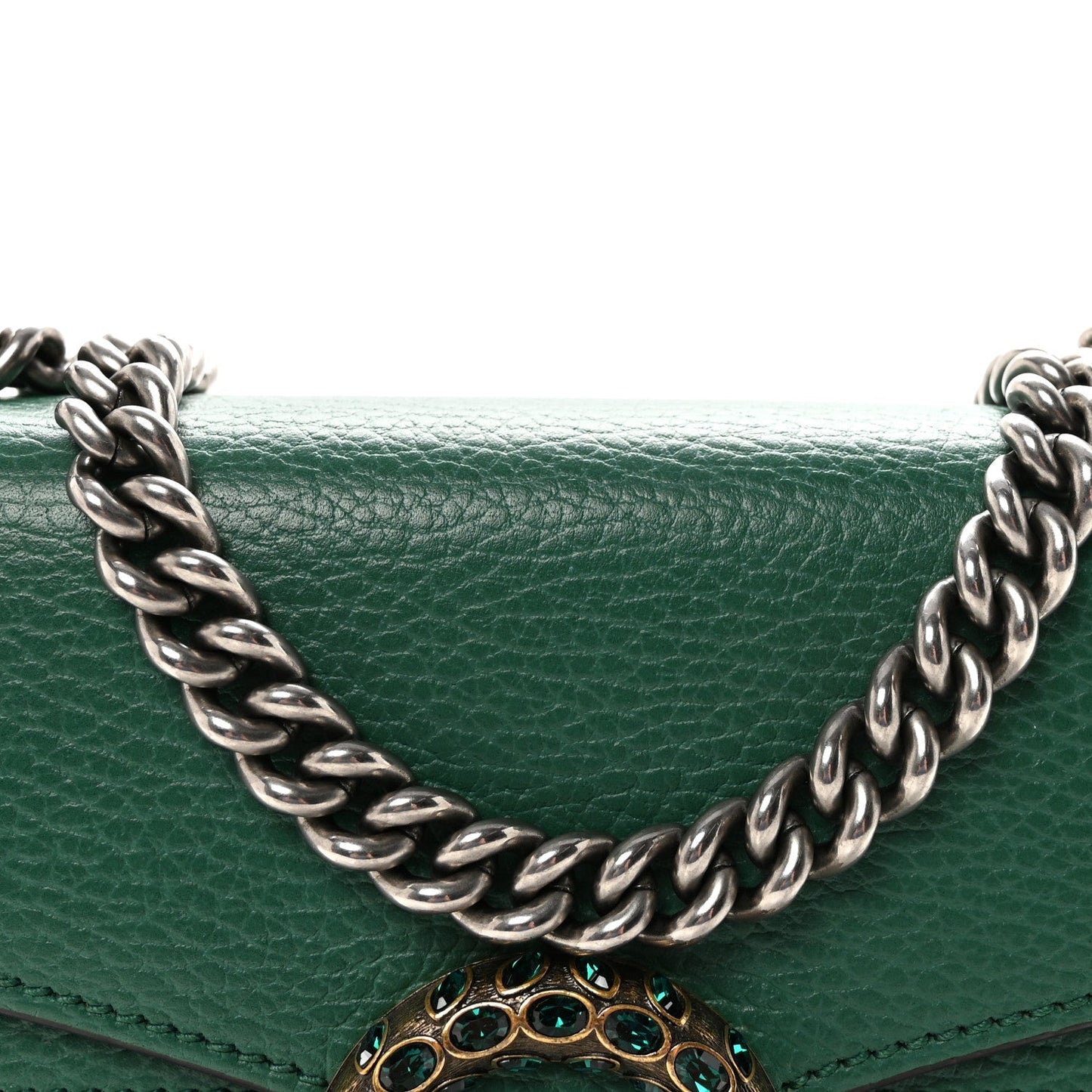 Calfskin Mini Dionysus Shoulder Bag Emerald