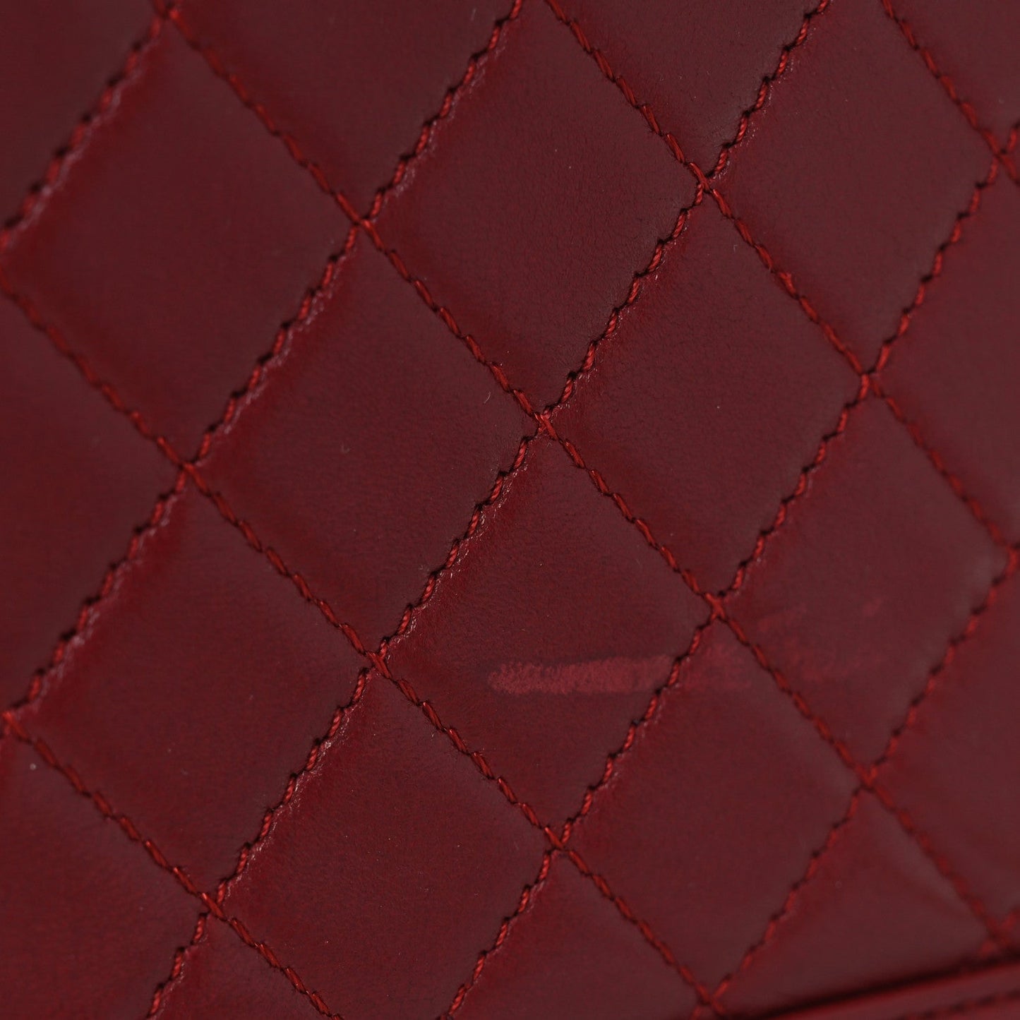 Lambskin Quilted New Medium Boy Flap Red
