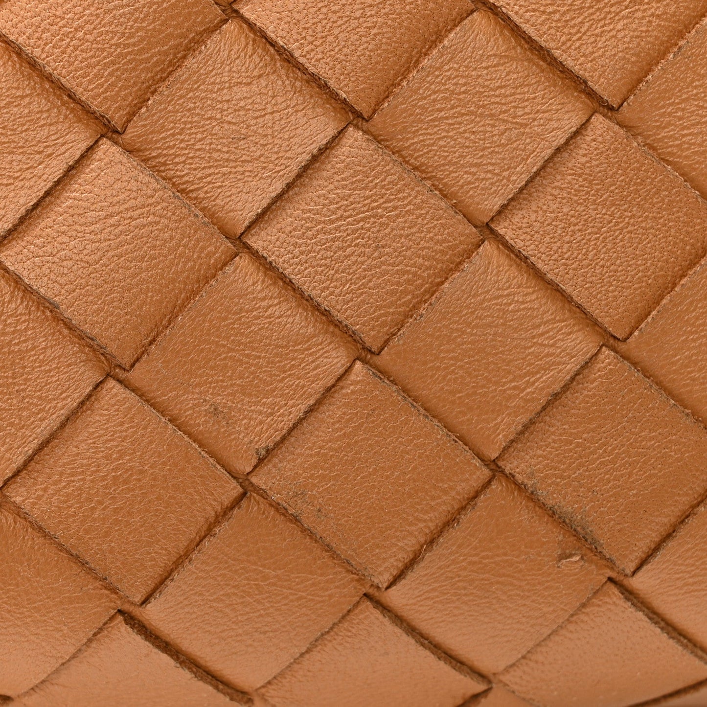 Nappa Intrecciato Teen Jodie Hobo Caramel
