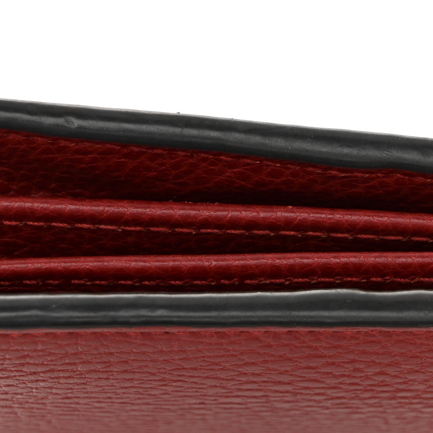 Calfskin Mini Dionysus Chain Wallet Hibiscus Red